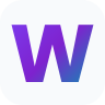 Icon: purple-to-cyan gradient W on a white background